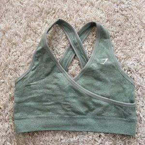 Gymshark Camo Seamless Green Sports Bra